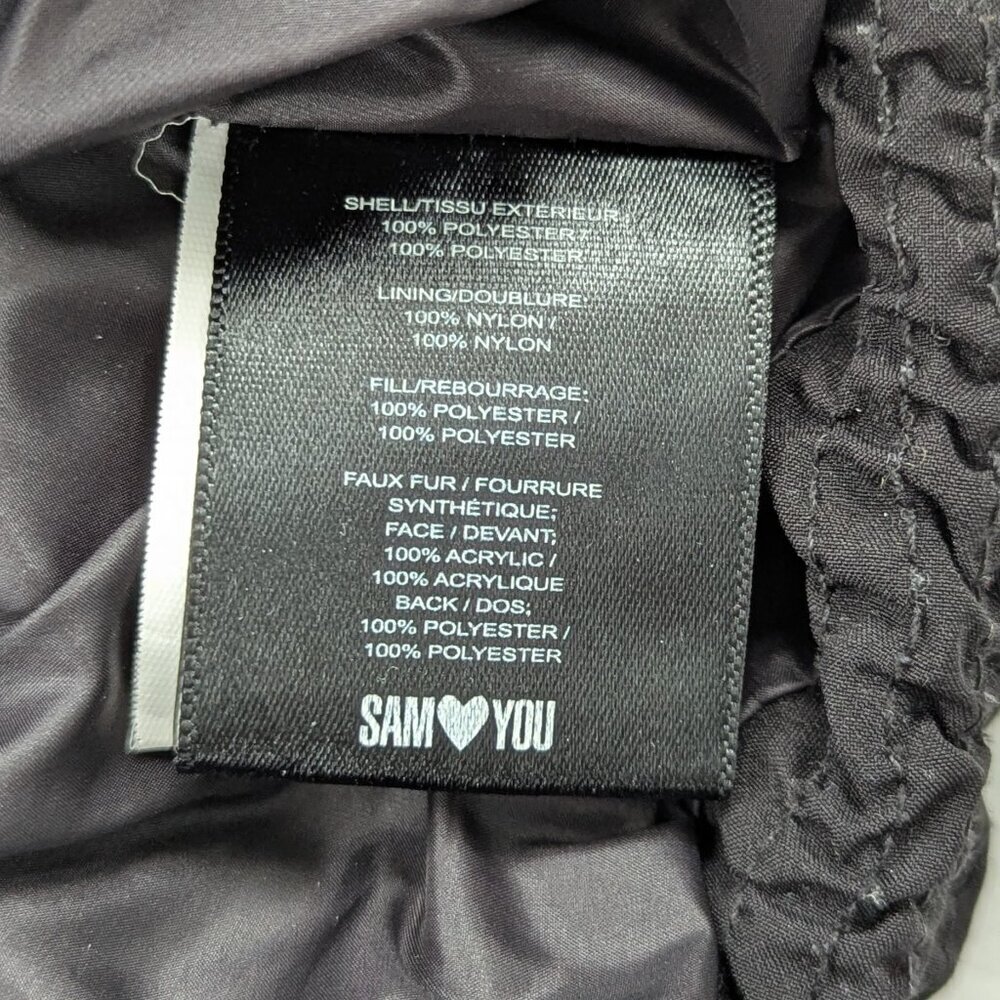 Sam Edelman Puffer Jacket Women's Size XXL Black - Picture 11 of 11